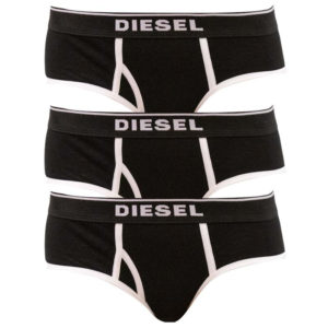 3PACK dámské kalhotky Diesel černé (00SQZS-0EAUF-E4101) XS