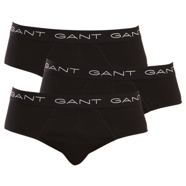 3PACK pánské slipy Gant černé (900003001-005) M