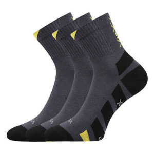 3PACK ponožky VoXX tmavě šedé (Gastl) L