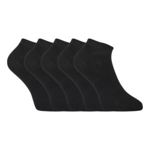 5PACK ponožky Styx nízké bambusové černé (5HBN960)  XL