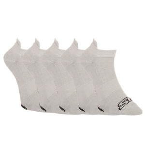 5PACK ponožky Styx nízké šedé (5HN1062) S
