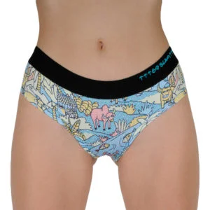 Dámské kalhotky 69SLAM boxer mozaik field (GYXMOF-PO) L