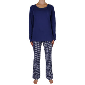 Dámské pyžamo Calvin Klein modré (QS6141E-W7D) XL