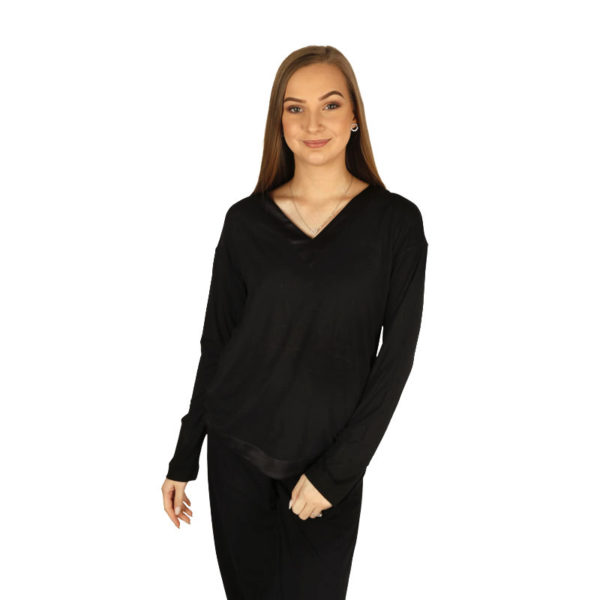 Dámské tričko na spaní Calvin Klein černé (QS6528E-UB1) XS