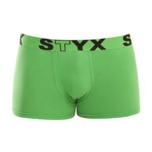 Pánské boxerky Styx sportovní guma zelené (G1069) L