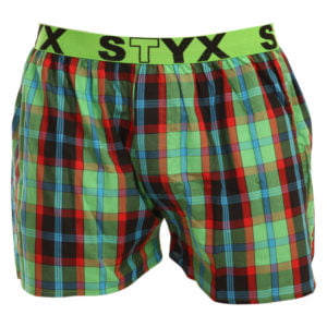 Pánské trenky Styx sportovní guma vícebarevné (B904) L
