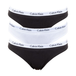 3PACK dámské kalhotky Calvin Klein vícebarevné (QD3588E-WZB) XS