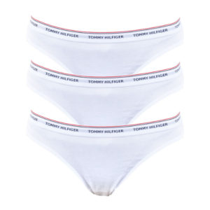 3PACK dámské kalhotky Tommy Hilfiger bílé (UW0UW00043 100) S