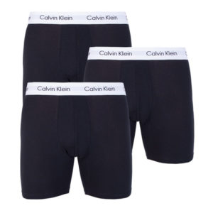 3PACK pánské boxerky Calvin Klein černé (NB1770A-001) M