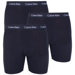 3PACK pánské boxerky Calvin Klein černé (NB1770A-XWB) S