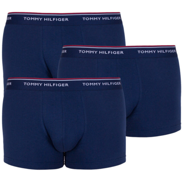 3PACK pánské boxerky Tommy Hilfiger tmavě modré (1U87903842 409) XL