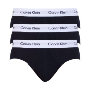 3PACK pánské slipy Calvin Klein černé (U2661G-001) S