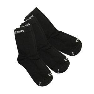 3PACK ponožky Horsefeathers černé (AA547A) L