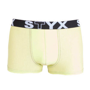 Pánské boxerky Styx sportovní guma nadrozměr zelenkavé (R4) 3XL