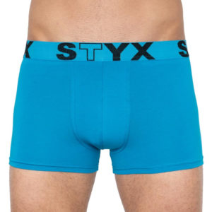 Pánské boxerky Styx sportovní guma světle modré (G969) M