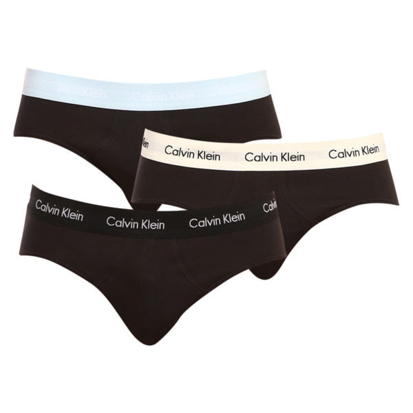 3PACK pánské slipy Calvin Klein černé (U2661G-1UV) M