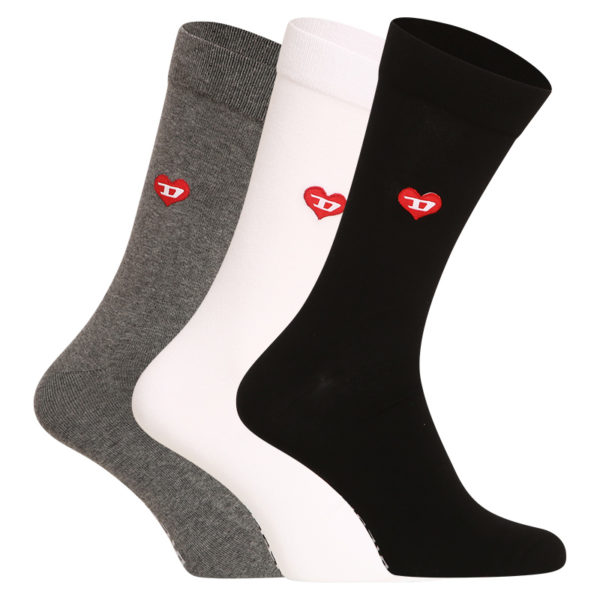 3PACK ponožky Diesel vícebarevné (00SK3A-0TEAG-E4157) L