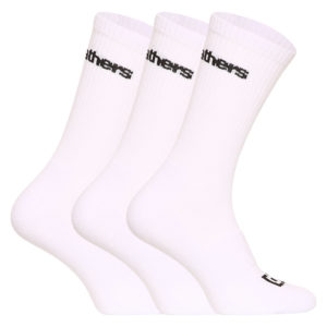 3PACK ponožky Horsefeathers bílé (AA1077B) S