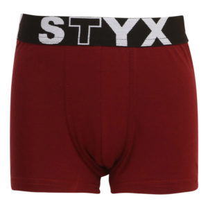 Dětské boxerky Styx sportovní guma vínové (GJ1060) 4-5 let