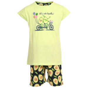 Dívčí pyžamo Cornette avocado (787/77) 98