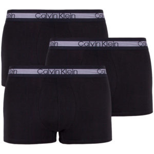 3PACK pánské boxerky Calvin Klein černé (NB1799A-001) L