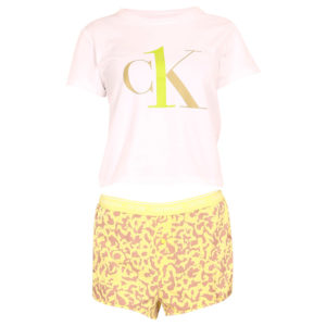 Dámské pyžamo CK ONE vícebarevné (QS6443E-1XF) XL