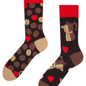 Veselé ponožky Dedoles Kávová láska (D-U-SC-RS-C-C-1570) S