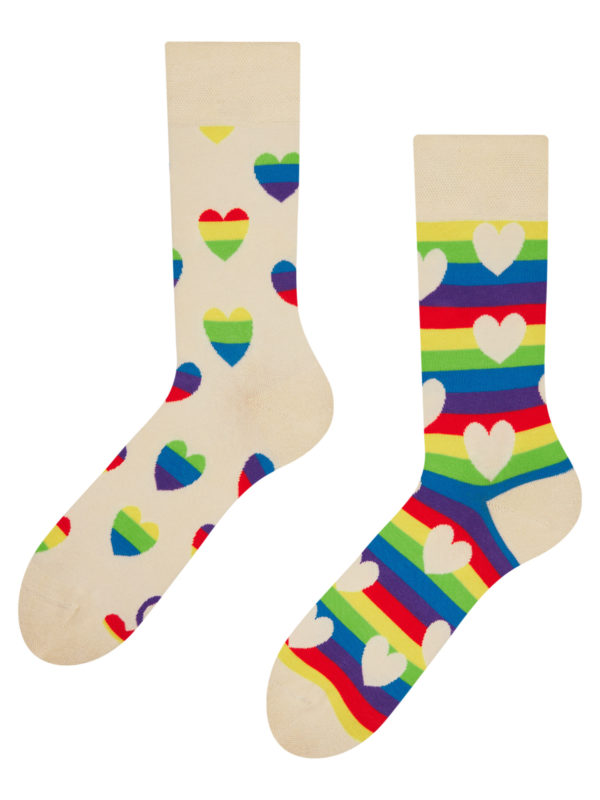 Veselé ponožky Dedoles Pruhovaná láska (D-U-SC-RS-C-C-1568) M