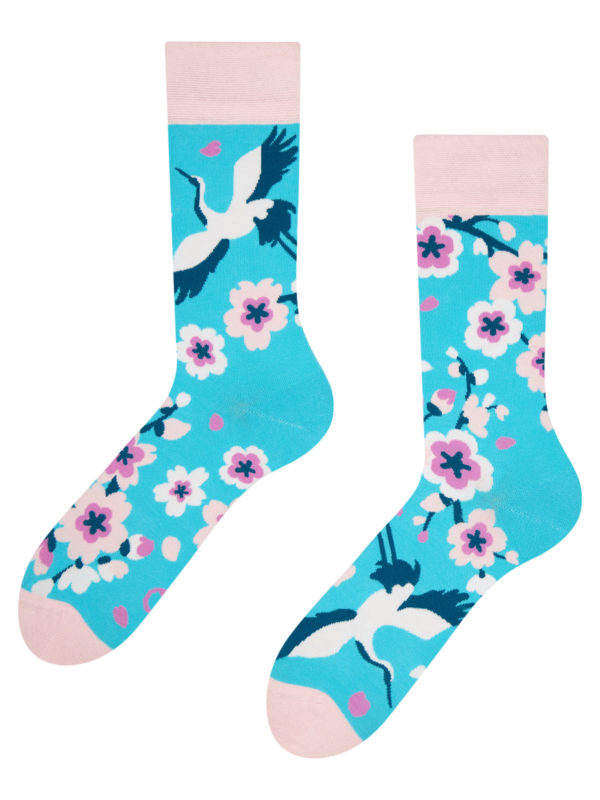 Veselé ponožky Dedoles Sakura a volavka (GMRS1370) S