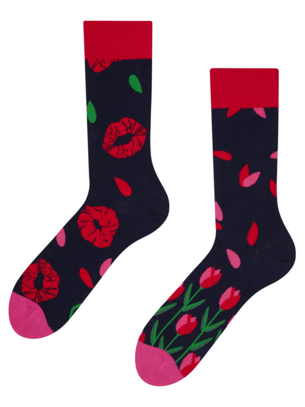 Veselé ponožky Dedoles Tulipánový polibek (D-U-SC-RS-C-C-1454) S