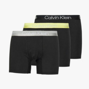 3PACK pánské boxerky Calvin Klein černé (NB2971A-1RZ) M