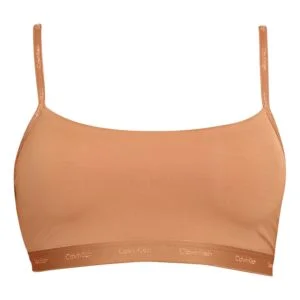 Dámská podprsenka Calvin Klein hnědá (QF6757E-BO8) M