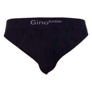 Pánské slipy Gino bambusové černé (50003) XL