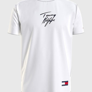 Pánské tričko Tommy Hilfiger bílé (UM0UM01787 0W2) S