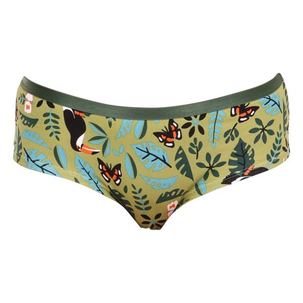 Veselé dámské kalhotky Dedoles Ptáčci z džungle (D-W-UN-HB-C-C-244) XL