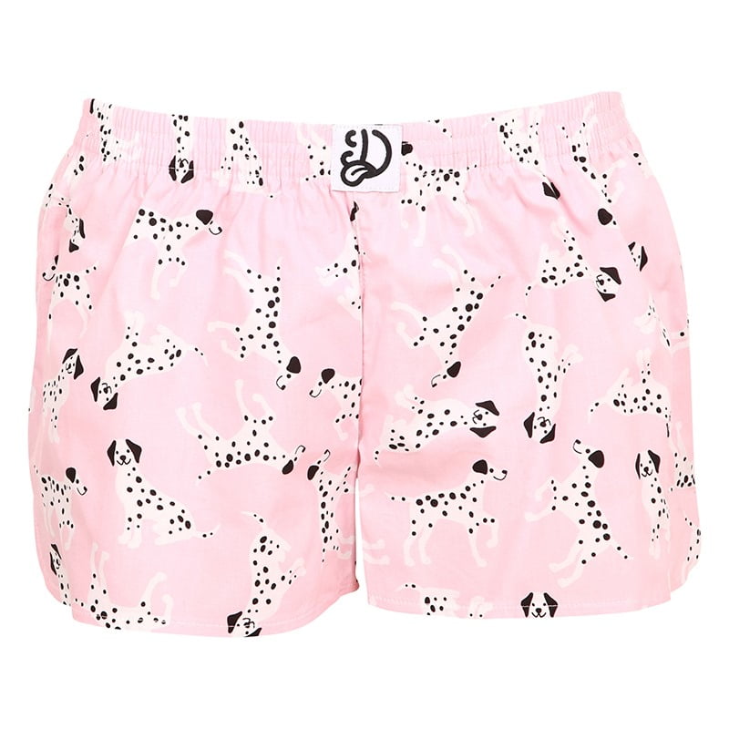 Veselé dámské trenky Dedoles Růžoví dalmatini (DWLB146) S