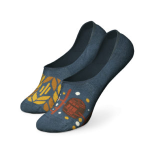 Veselé extra nízké ponožky Dedoles Čas na pivo (DNS045) L
