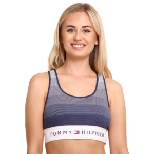 Dámská podprsenka Tommy Hilfiger nadrozměr modrá (UW0UW03574 0BC) XL