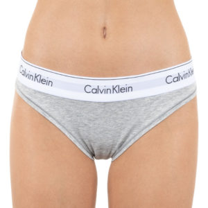 Dámské kalhotky Calvin Klein šedé (F3787E-020) S