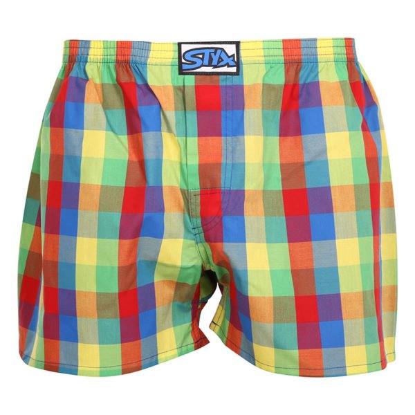 Pánské trenky Styx klasická guma vícebarevné (A925) XL