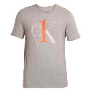 Pánské tričko CK ONE šedé (NM1903E-1YM) S