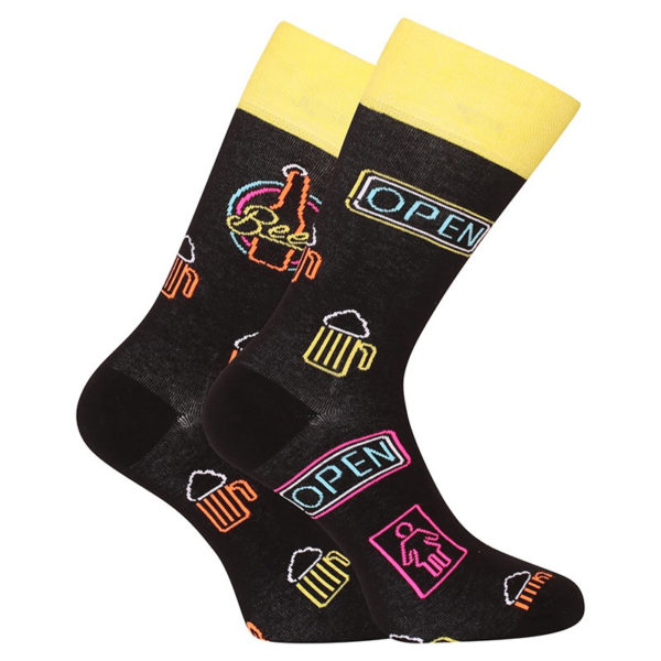 Veselé ponožky Dedoles Neonové pivo (GMRS1369) S
