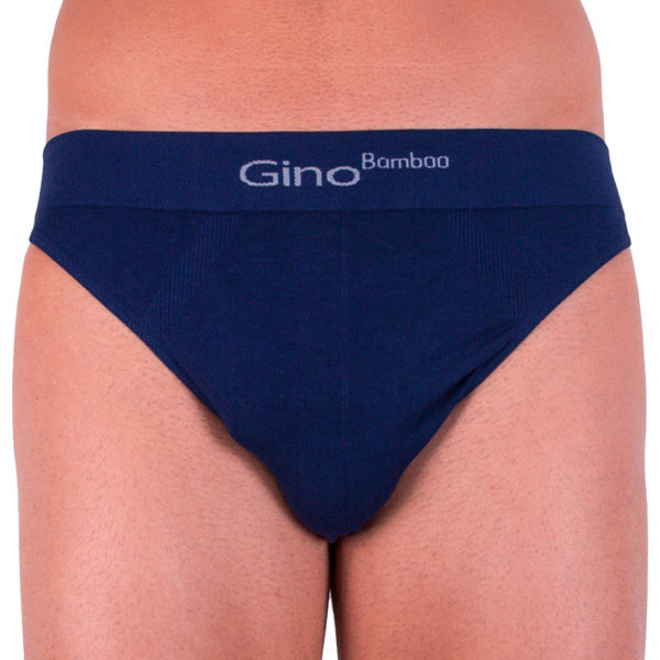 Pánské slipy Gino bambusové modré (50003) XL