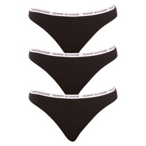 3PACK dámské kalhotky Tommy Hilfiger černé (UW0UW02828 0R7) M