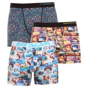 3PACK pánské boxerky 69SLAM fit mix (PACMRT-PO) L