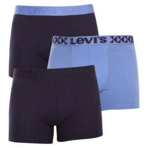 3PACK pánské boxerky Levis modré (701203918 001) S
