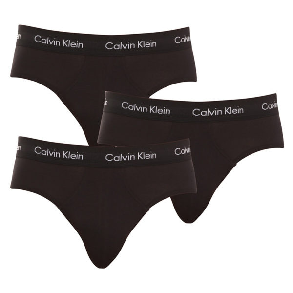 3PACK pánské slipy Calvin Klein černé (U2661G-XWB) S
