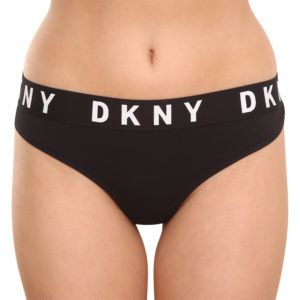Dámská tanga DKNY černá (DK4529 Y3T) M