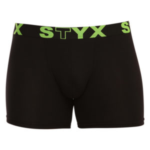 Pánské boxerky Styx long sportovní guma černé (U962) L