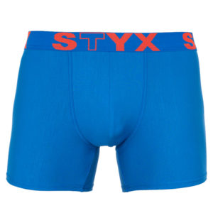 Pánské boxerky Styx long sportovní guma modré (U967) L